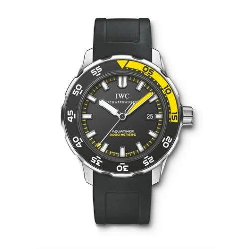 IWC Aquatimer 2000 Stainless Steel / Black / Rubber IW3568-02 (3568-02, IW356802)